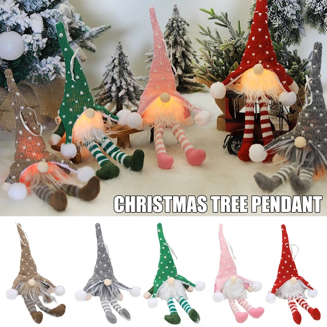 Glowing Gnome Christmas Faceless Doll with Light Merry Christmas Home Decoration