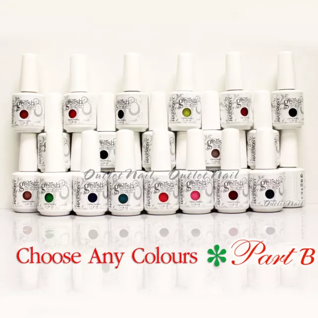 GELISH HARMONY - PART B Soak Off Gel Nail Polish Set UV Nail - Pick ANY Color