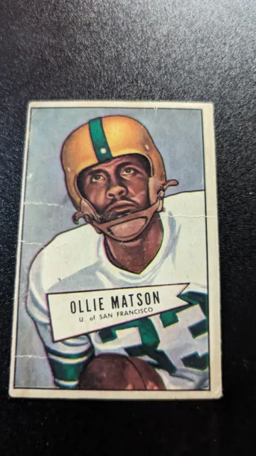 Ollie Matson 1952 Bowman Small #127 RC HOF