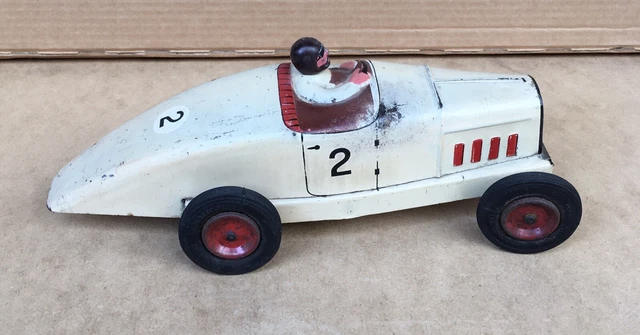 Jeu Voitures De Course P.N. Niedermeier (ref 260) - Tôle Mécanique - Boîte D'origine - 1950