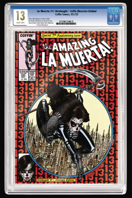 La Muerta Onslaught Oneshot Coffin Obsession Slabbed Ed Amazing Spider-Man 300 H
