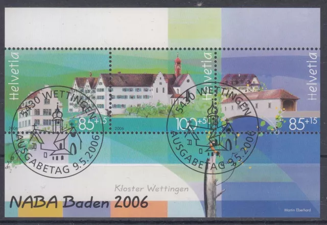 Schweiz MiNr. Bl. 40 O Nationale Briefmarkenausstellung NABA `06