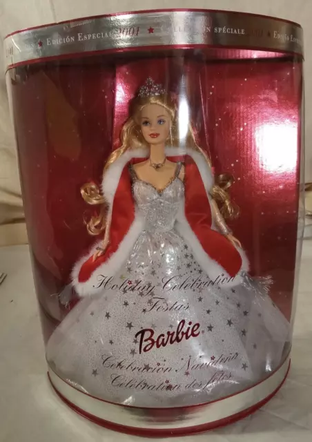 Barbie Mattel Holiday Celebration, Special Edition, 2001, NIB