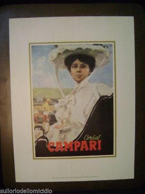 Bitter campari advertising pubblicita "dama in bianco" marcello dudovich 1910