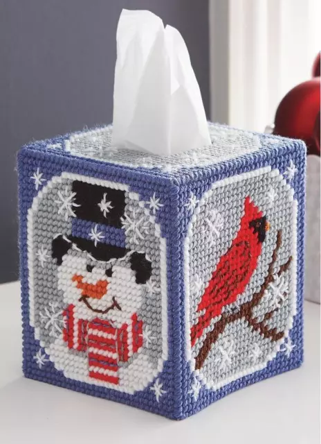 Mary Maxim Let It Snow Wall Hanging Plastic Canvas Kit