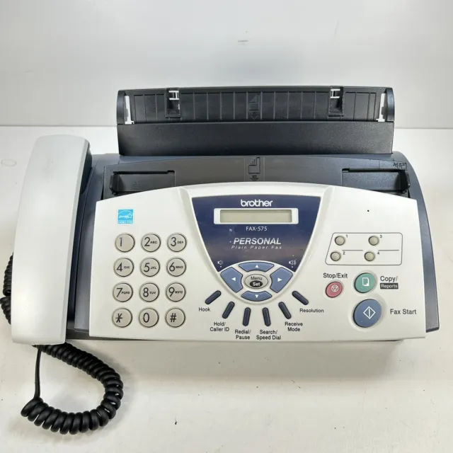 Brother Fax-585 Personal Plain Paper Fax with Phone and Copier W/Hold Caller ID