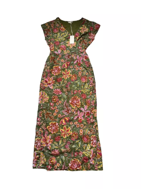 NWT Anthropologie Voloshin Clementine Wrap Garden Floral Dress P2439
