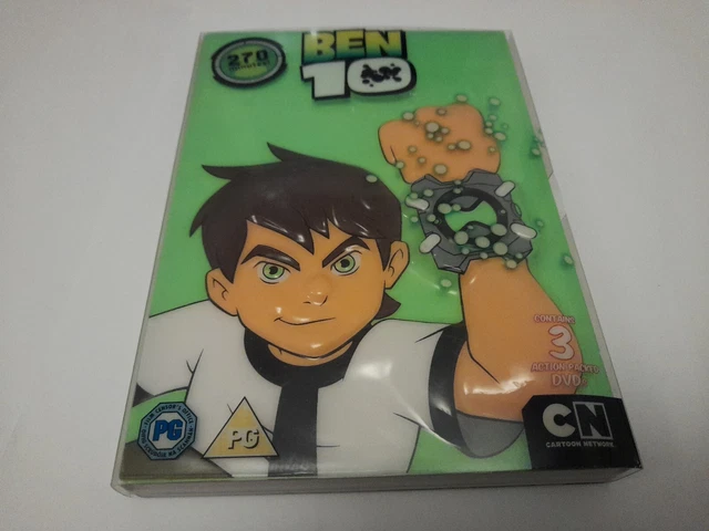 BEN 10 TRIPLE Pack Vol Volume 1 2 + Secret Omnitrix UK DVD Embossed ...