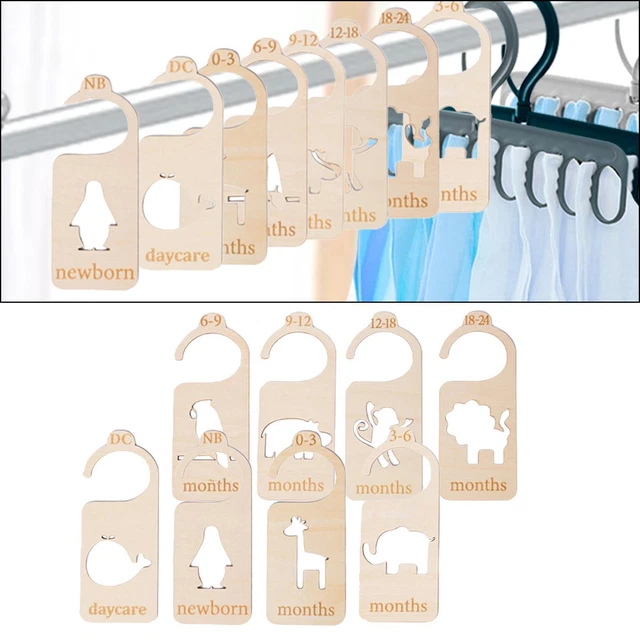8 Pieces Baby Closet Dividers Easily Organize for Wardrobe Closet
