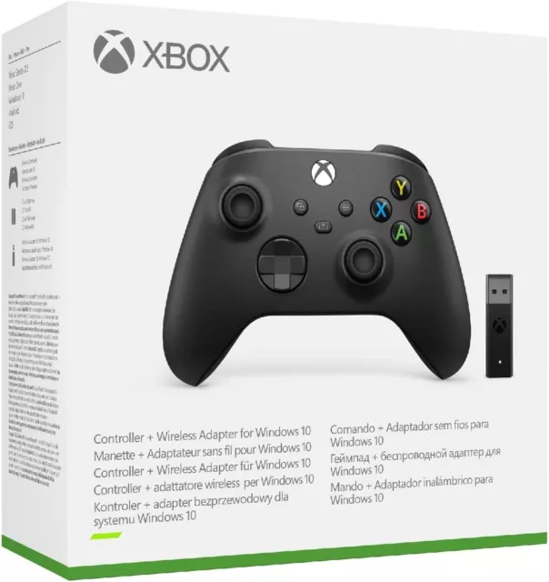 Official Microsoft Wireless Controller Carbon Black (Xbox Series X/S/One/PC) NEW 3