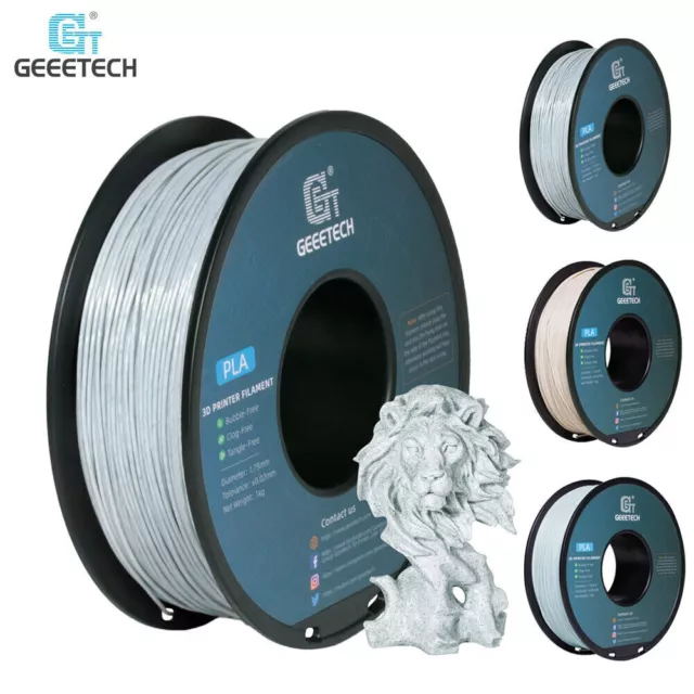 GEEETECH PLA Filament Like Marble Texture Special PLA 1.75mm 1kg For 3D Printer