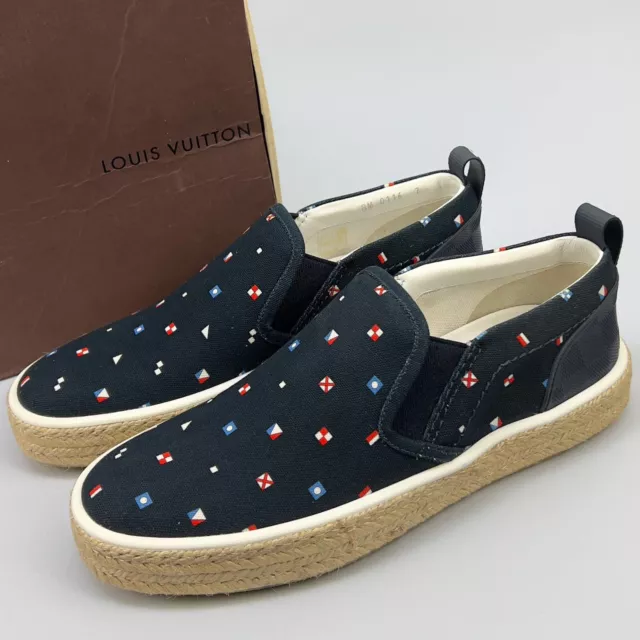 Louis Vuitton Elliptic sneaker damier wool mismatched 7 LV or 8 US 41 EUR  GO0153