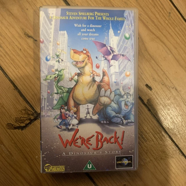 WE'RE BACK! A Dinosaur's Story - VHS Movie - Video Tape £2.99 - PicClick UK