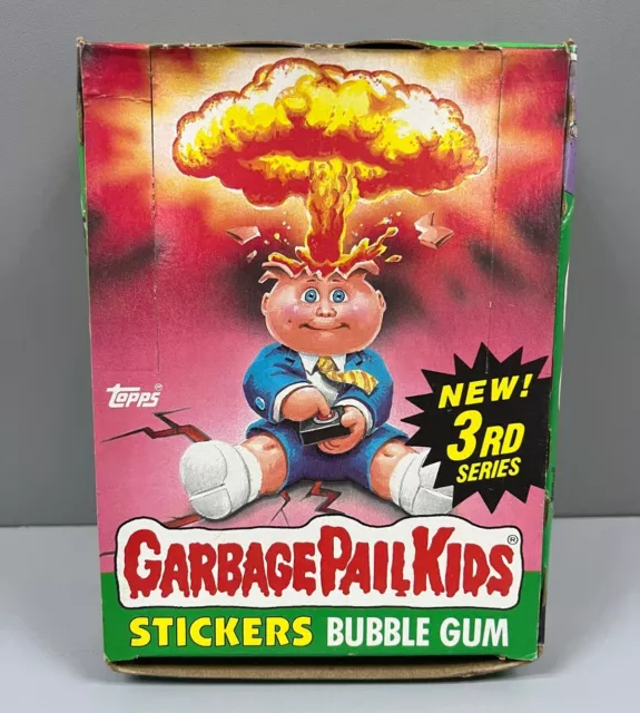 Garbage Pail Kids Stickers Series 3 Box 48 Unopened Packs 1986 No Poster