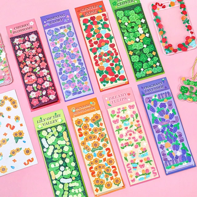 Pegatinas de papelería Idol KPOP Liedlich Planer álbum de colección 15x5,5 cm juego