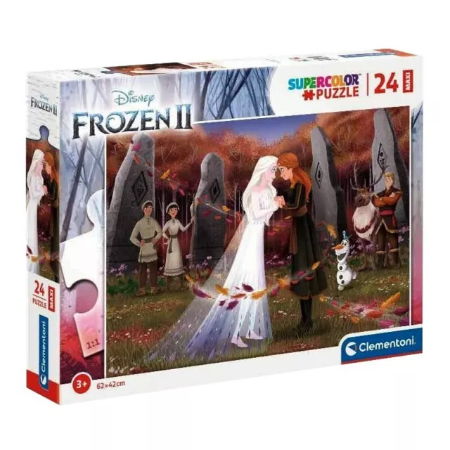 CLEMENTONI Supercolor - Puzzle Maxi 24 Pieces Frozen 2