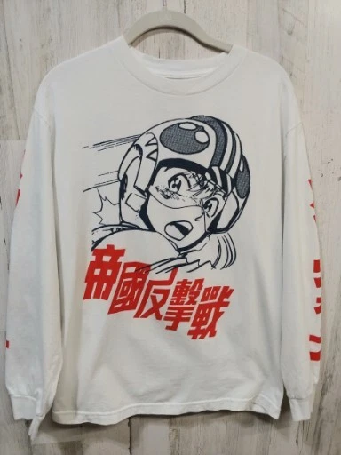 Star Wars Speed Racer Anime Empire Strikes Back Long Sleeve T-Shirt Men's Med
