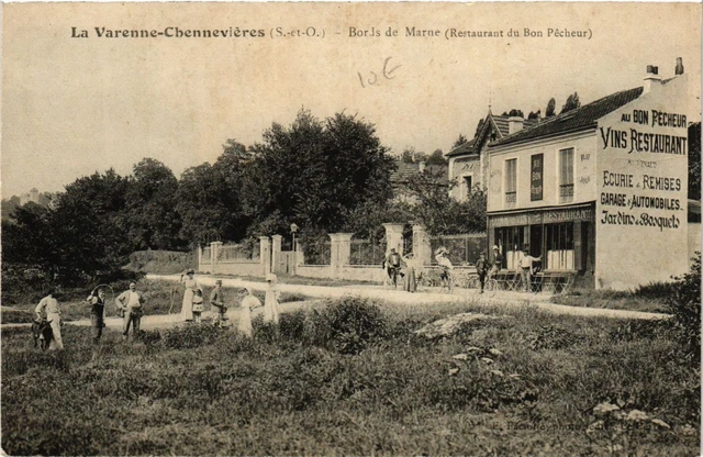 CPA AK La VARENNE-CHENNEVIERES - Bords de Marne (390457)