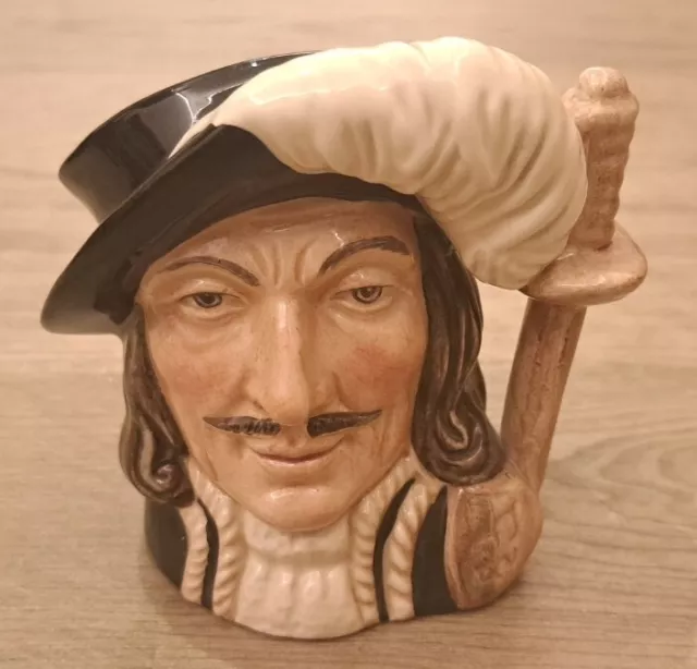 Vintage Royal Doulton Athos Three Musketeers Character Jug 1955 Toby Style