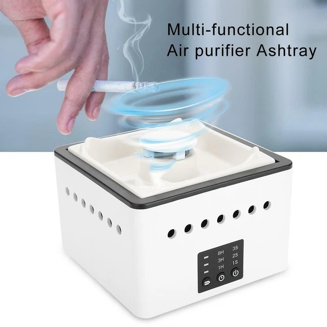 SMOKELESS ASHTRAY CLEAN Air Filter Cigarette Cigar Smoke PM2.5 Purifier