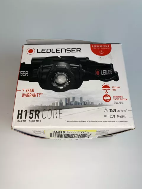 LEDLENSER H15R Pro 2500 Lumen 250m Stirnlampe Kopflampe Wasserdicht Fokussierbar