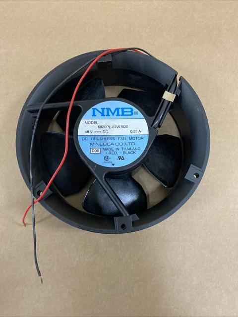NMB Cooling Fan 6820PL-07W-B20 48VDC 0.33A DC Fan
