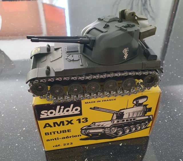 AO604 SOLIDO GRANDES BATAILLES 1/50 CHAR AMX 13 BI-TUBE REF