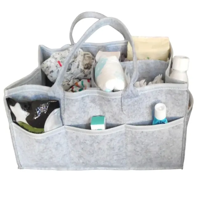 Diaper Caddy Organizer Portable Holder Bag Nursery Baby Essiantials Storage Tote 5