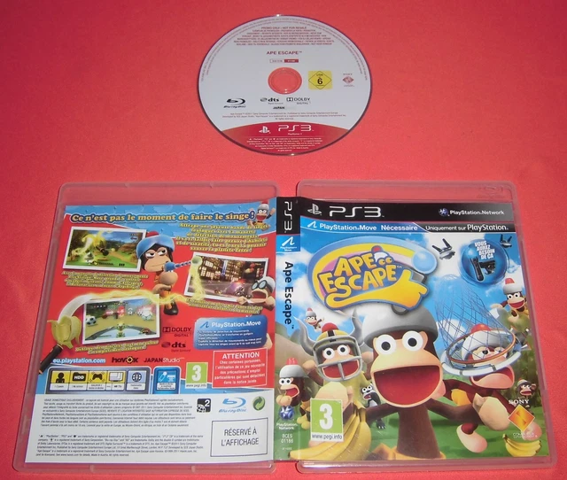 Ape Escape 3 PS3 – Version PROMO Pal-Fr, Bon état, Jeu Rare