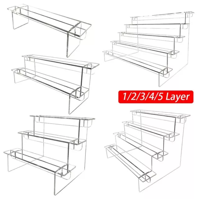 1Sets Acrylic Ladder Storage Rack Home Organizer Model Holder Display Stand