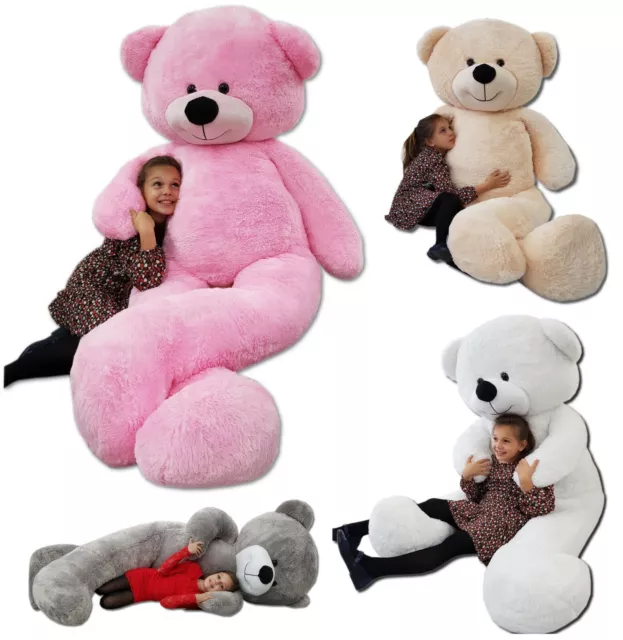 XXL Teddybär Kuschelbär Plüschbär Kuscheltier Stofftier 220cm Teddy Geschenk