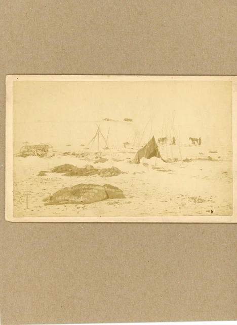 Cabinet Card Aftermath View At Wounded Knee 1890 Native American Dead bodies Cabinet Card Aftermath View At Wounded Knee 1890 Native American Dead bodies