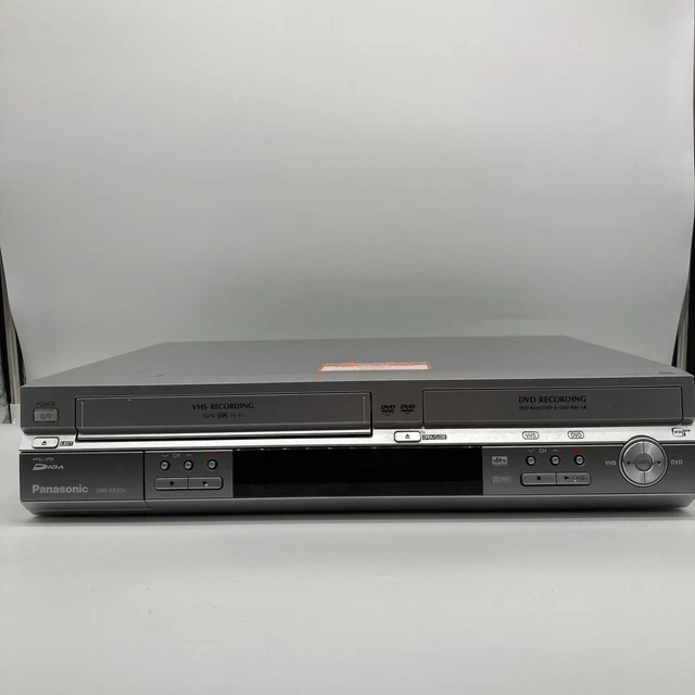 PANASONIC DMRES30V DVD/VCR Combo Recorder Convert VHS to DVD No Remote