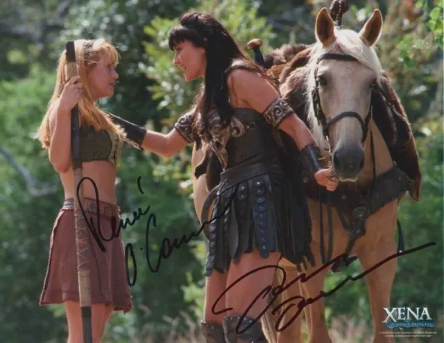 LUCY LAWLESS & RENEE O’CONNOR Autogramm Xena Hercules Autograph