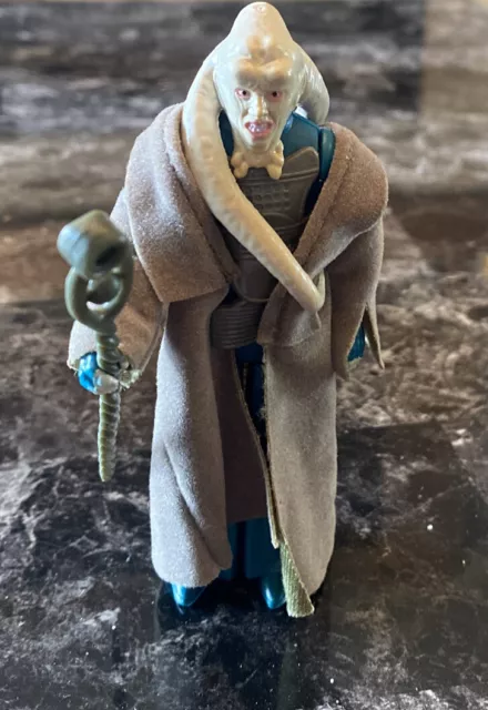 Vintage Star Wars Jedi Bib Fortuna Action Figure 1983 Kenner LFL TAIWAN W/ Robe