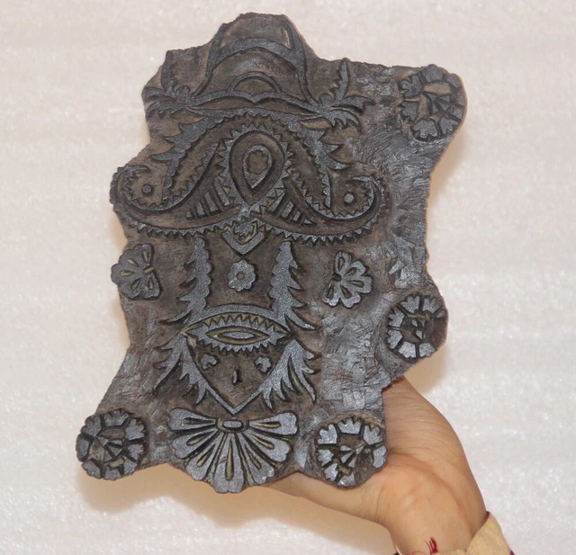 Royal Kraft Israël Shekel Sybol Bois Impression Bloc Timbre