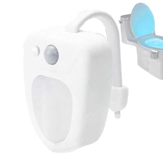 TOILET SEAT SMART Motion Sensor Night Light 16/8 Colors Waterproof