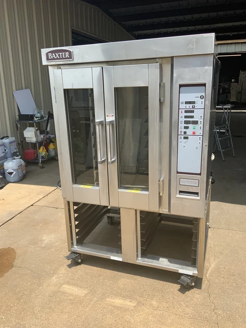 Baxter Hobart Electric mini rack oven steam injected bakery bread H0300E Stand