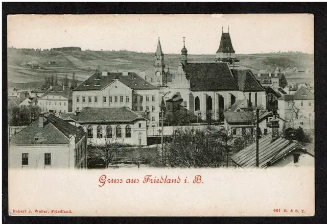 Gruß aus Friedland in Böhmen, Frýdlant,  Liberec (Reichenberg),