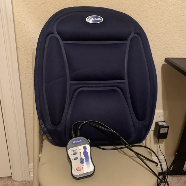 DR SCHOLL'S REVIVER Full Back Cushion Massager Heat DR8560 Works 29.99