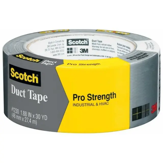 3M 1230-A 1.88  x 30 Yd (48.0 mm x 27.4 m) Scotch Pro Strength Duct Tape
