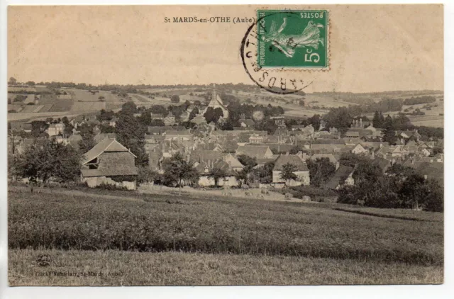 ST MARDS EN OTHE  - Aube - CPA 10 - Panorama - vue sur la commune