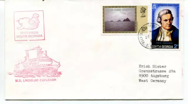 1984 MS Lindblad Explorer Grytviken South Georgia Polar Antarctic Cover