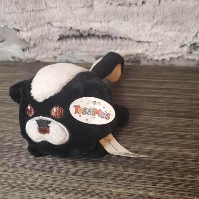 SKUNK Tossimal Ganz Mini 3.5" Beanbag Plush Pocket Animal With Tags #H13897