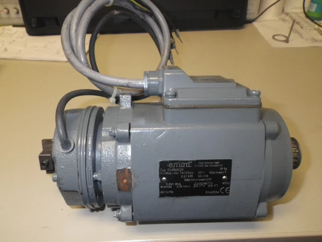 RAS Folding Machine beam adjust motor & brake Part # 174750 EMOD OLB56S/2X RAS Folding Machine beam adjust motor & brake Part # 174750 EMOD OLB56S/2X