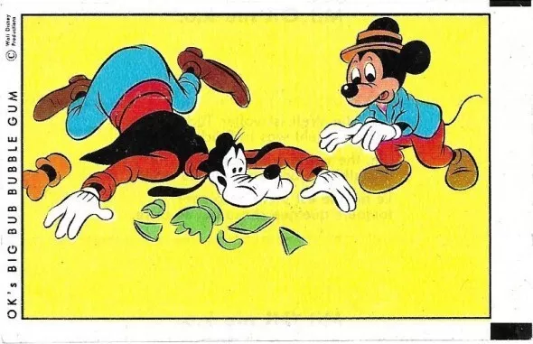 Kaugummibild 47 Walt Disneys Micky Maus
