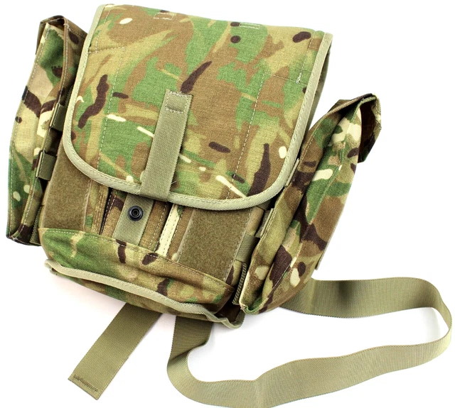 BRITISH ARMY FIELD PACK / GSR GAS MASK BAG in MTP MULTICAM CAMO