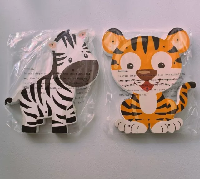 LED Zebra Lion Lights by Mirabella Bambini - great for a safari / animal nursery