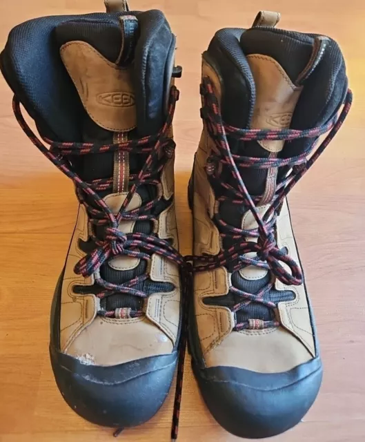 KEEN SUMMIT COUNTY Men's Insulated Winter Waterproof Boots 11.5 -40C/F ...