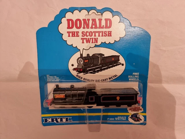 THOMAS TANK ENGINE & Friends ERTL DONALD TRAIN DIECAST NEW 1992 CLOUD ...